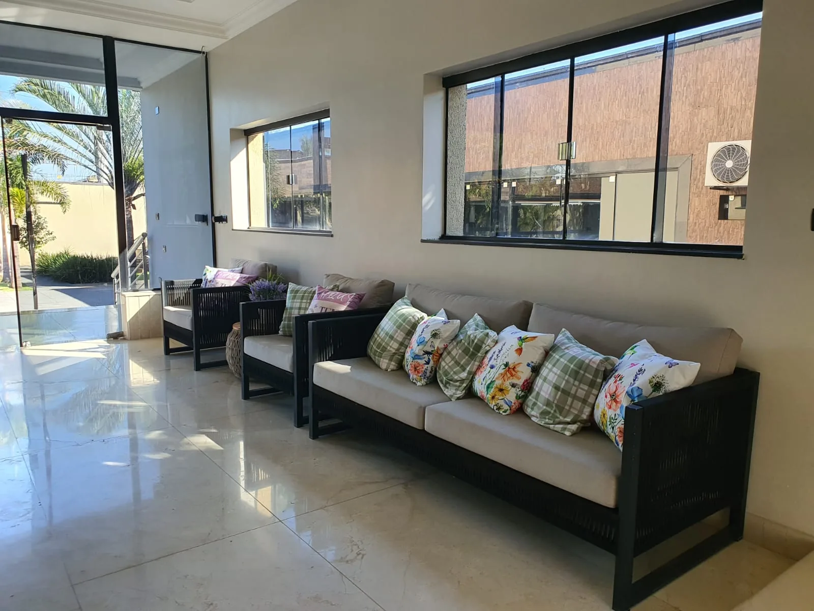 Espaço de recepção do Residencial Colibri