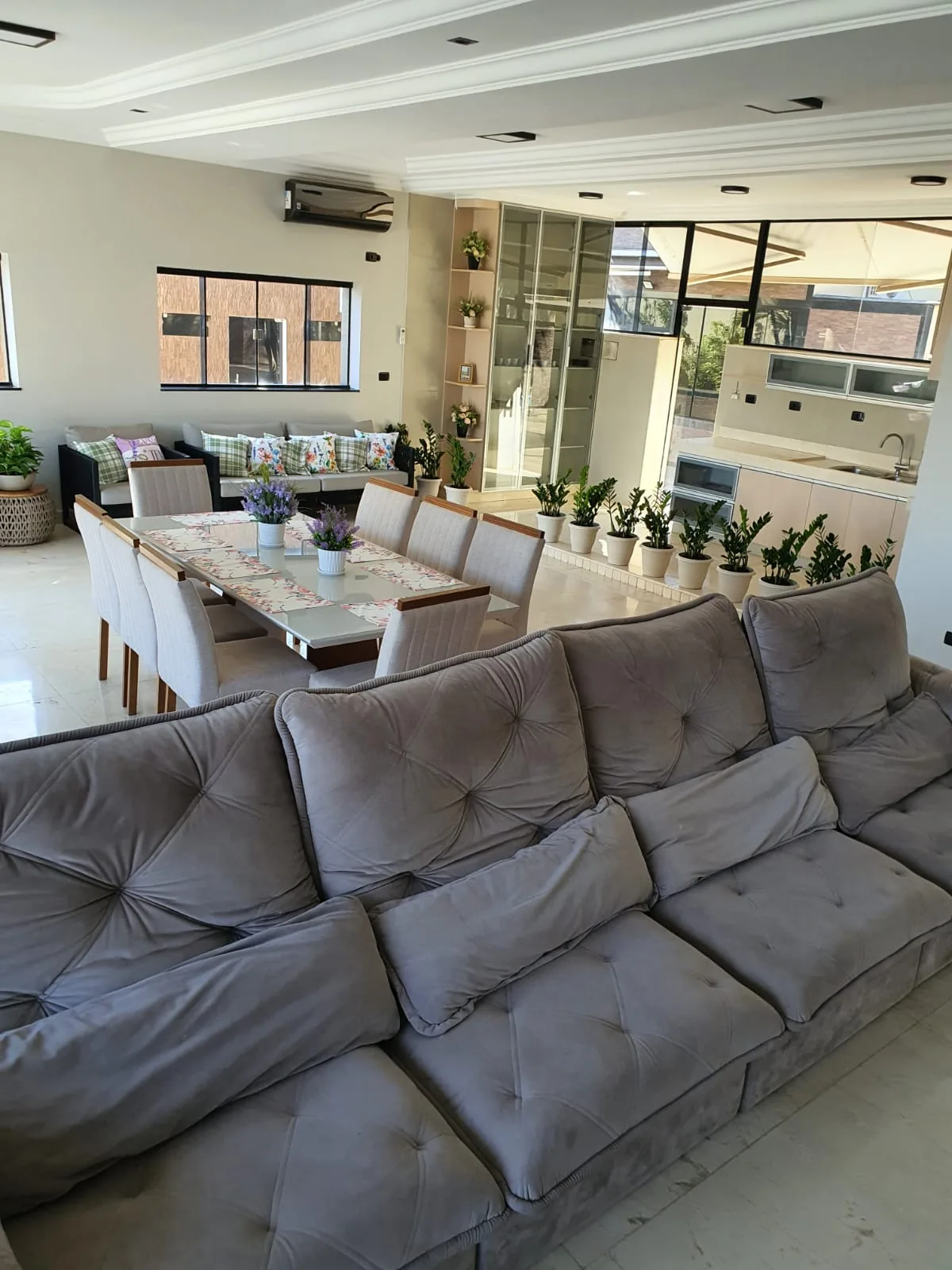 Área de convivência e copa do Residencial Colibri